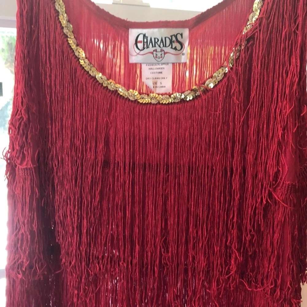 NWT Charades Fashion Flapper Halloween Costume Women’s Small Bonus Accessories